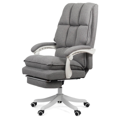 Scaun directorial textil cu suport de picioare OFF 426 gri