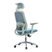 Scaun ergonomic de birou OFF 403 bleu din mesh cu brate reglabile 3D