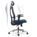 Scaun ergonomic multifunctional reglaje multiple SYYT 9501 albastru