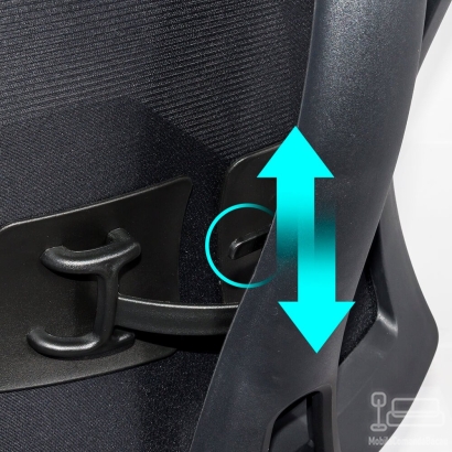 Scaun ergonomic multifunctional reglaje multiple SYYT 9501 albastru