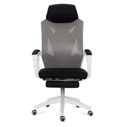 Scaun de gaming ergonomic cu suport de picioare OFF 424 gri