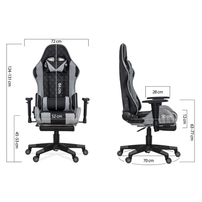 Scaun gaming OFF 307 gri