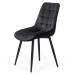 Scaun living catifea BUC 206 negru