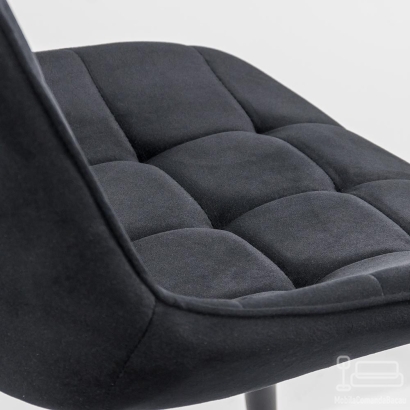 Scaun living catifea BUC 206 negru