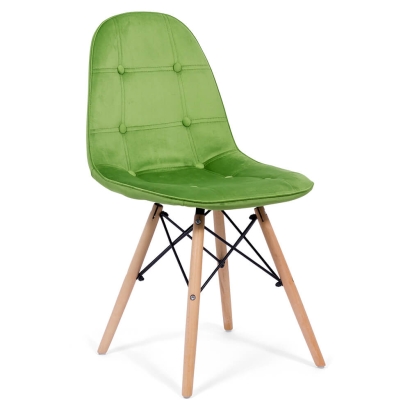 Scaun living catifea BUC 232V verde