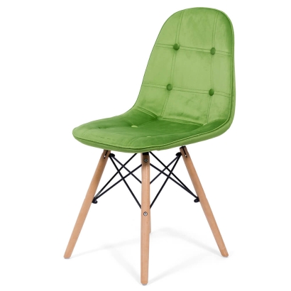 Scaun living catifea BUC 232V verde