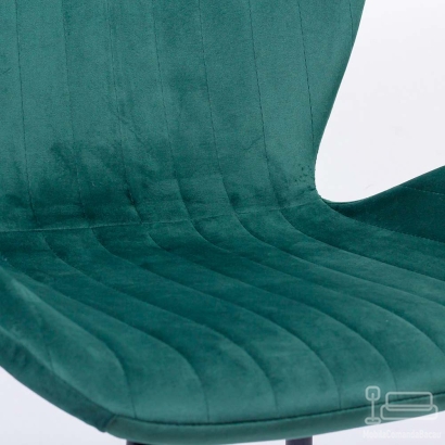 Scaun living din catifea BUC 248U verde