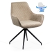 Scaune living rotative din catifea BUC 0223 bej