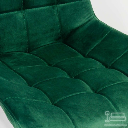 Scaun living catifea BUC 206 verde