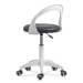 Scaun de birou operativ rotativ din piele eco OFF 1021 gri