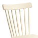 Scaun terasă bej din plastic si picioare din lemn HRC 595