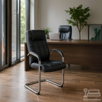 Scaune de vizitatori OFF 8115 negru