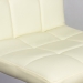 Scaun bar, înălțime reglabilă, rotativ, suport picioare, piele ecologica, crem, ABS 191