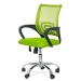 Scaun de birou din mesh si rotativ OFF 619 verde