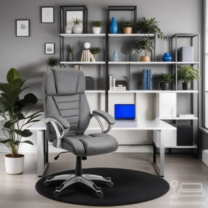 Scaun de birou reglabil si rotativ OFF 223 gri