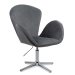Scaune de relaxare din catifea REL 406 gri