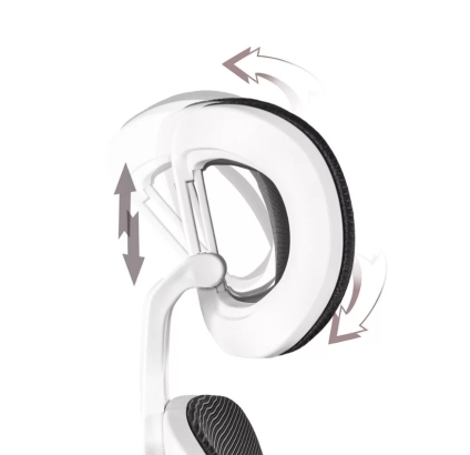 Scaun ergonomic pentru birou cu suport lombar si brate rabatabile OFF 432 negru