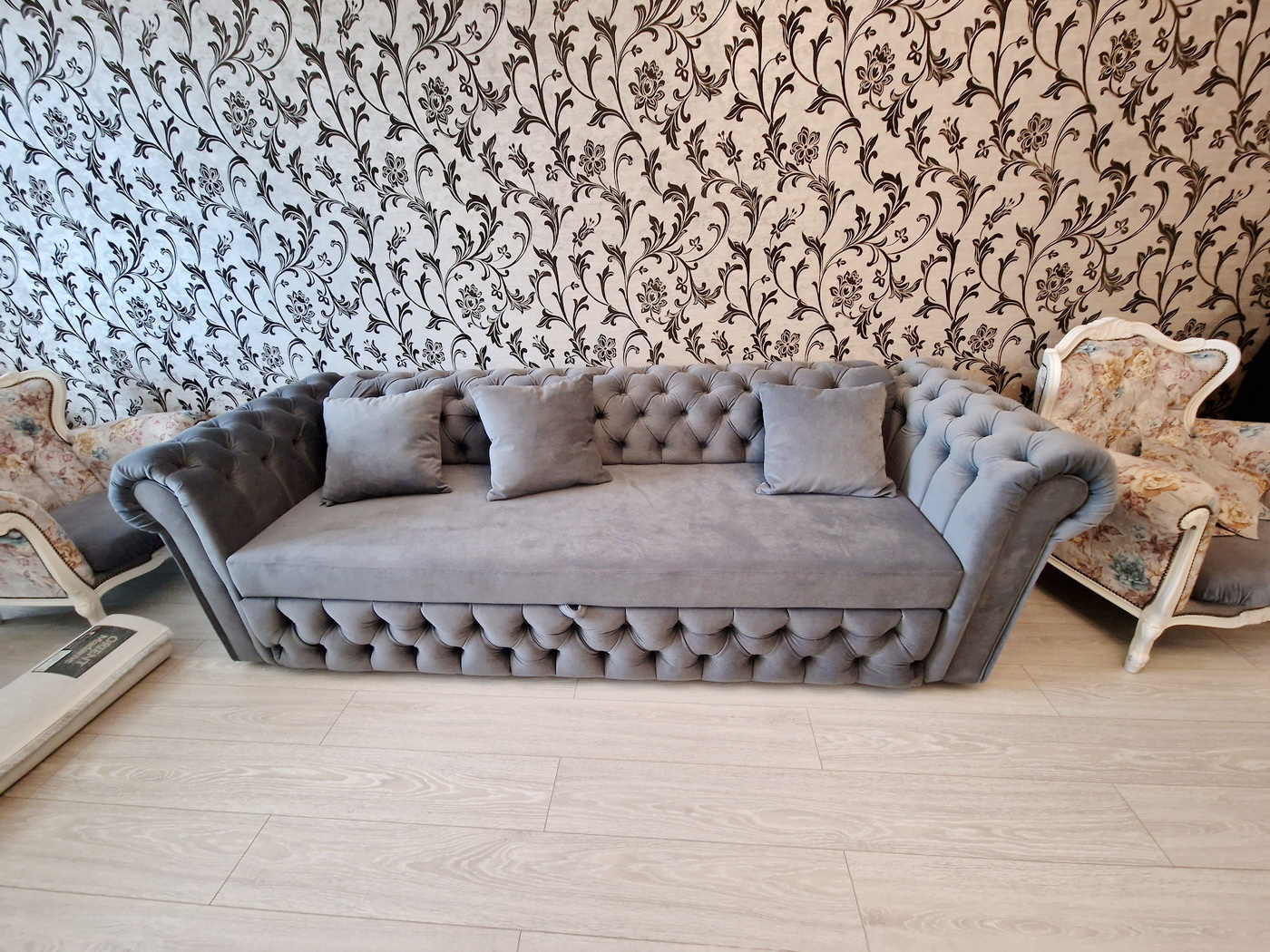 Canapea extensibilă chesterfield 200 × 80 – Bacău