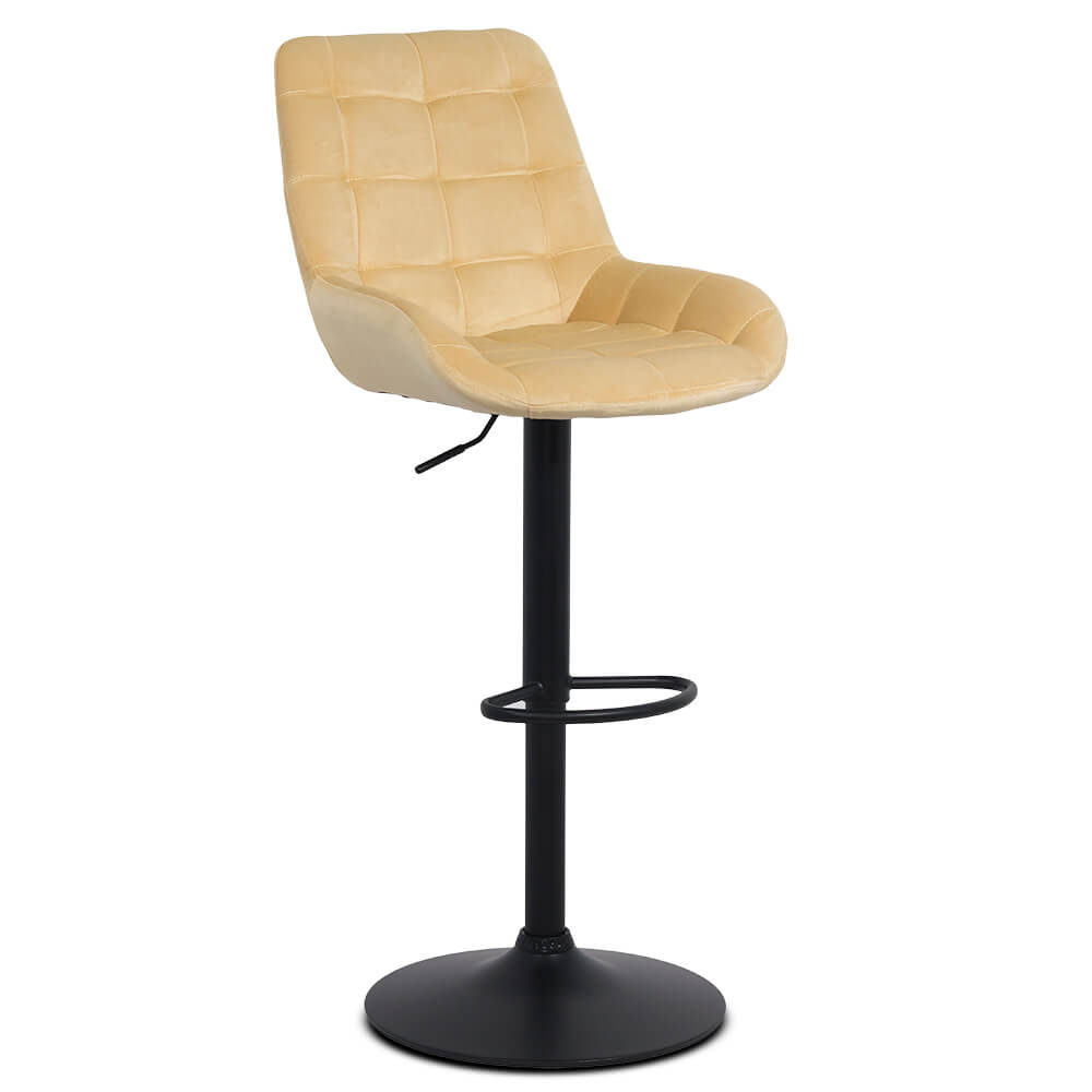 Scaun bar tapitat ABS 145 crem