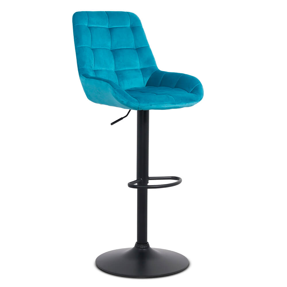 Scaun bar tapitat ABS 145 turcoaz