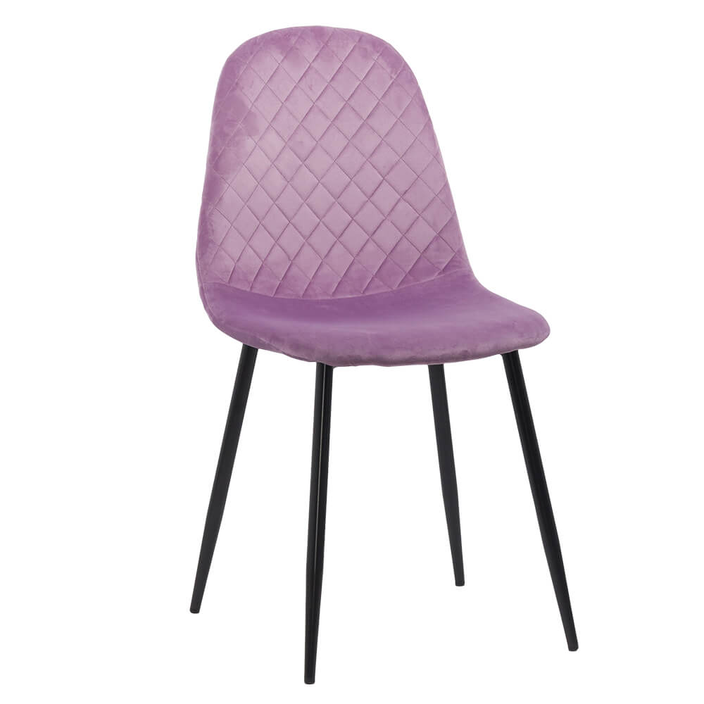 Scaun de bucatarie din catifea BUC 237X mov