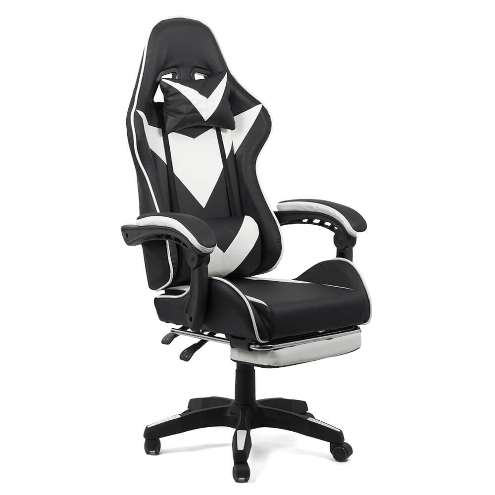 Scaun gaming alb/negru OFF 299