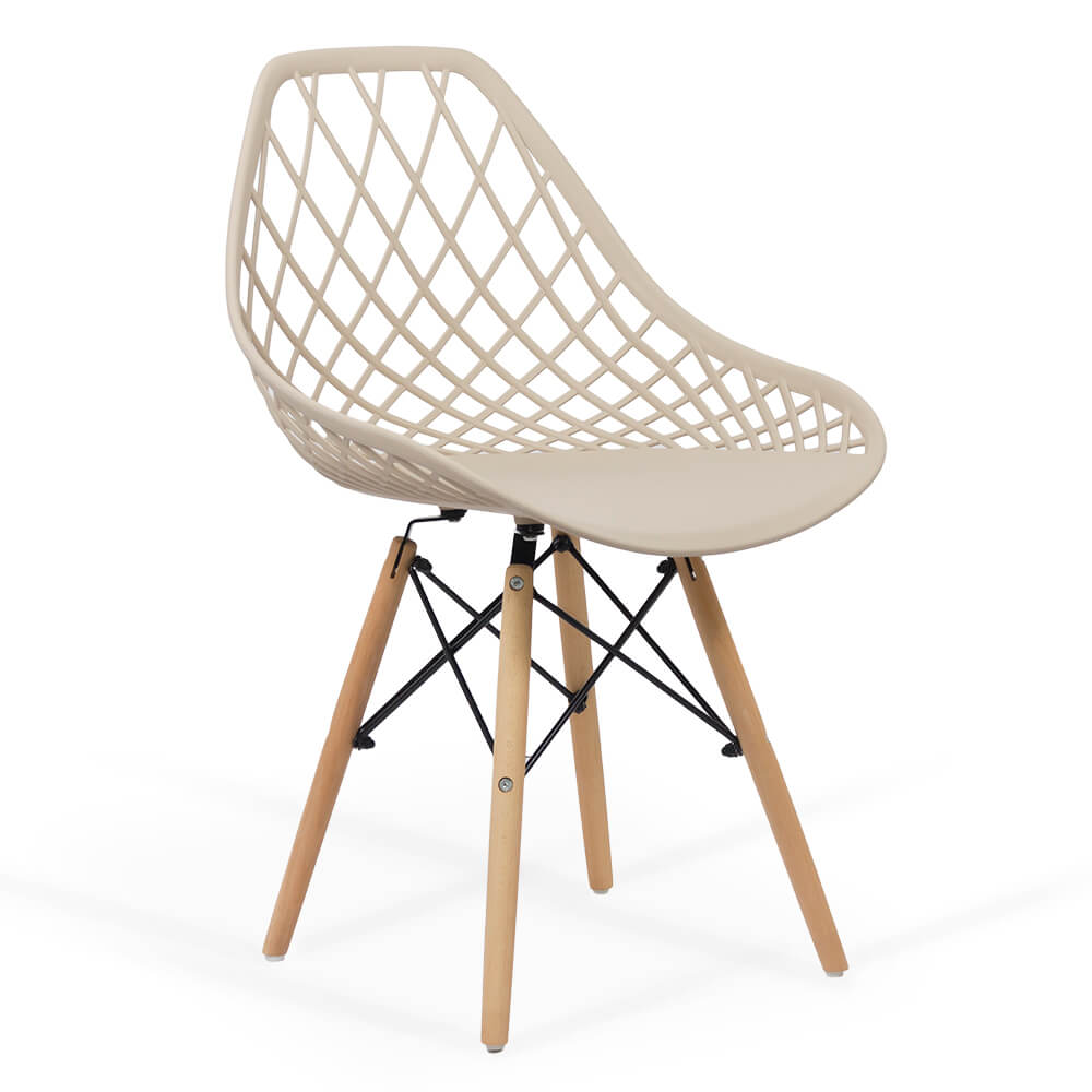 Scaun modern din plastic BUC 220 bej